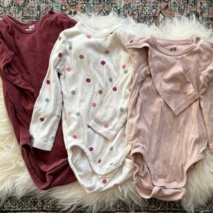 Set of 3 H&M Onsies